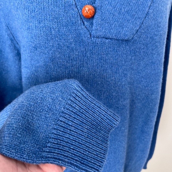 NEW J McLaughlin Men’s Shawl Collar Buttons Wool Blend Grandpa Pullover Sweater - Picture 4 of 16